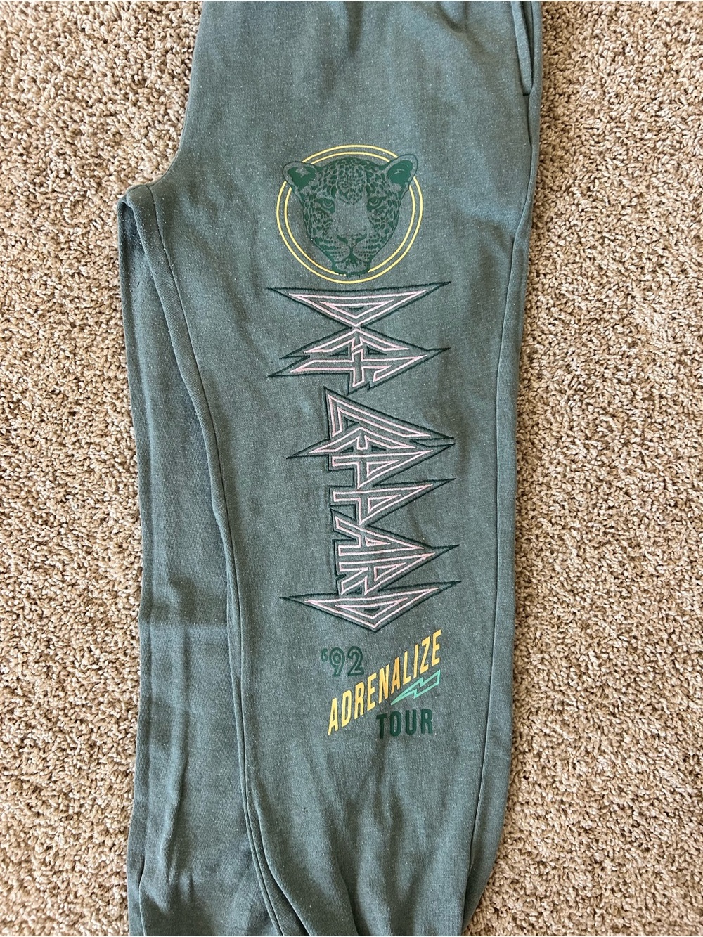 Def Leppard Adrenalize Tour '92 joggers